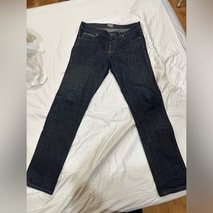 Naked and Famous left hand twill raw selvedge denim W33